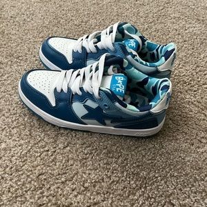 Camo Blue Bape Sk8 sta